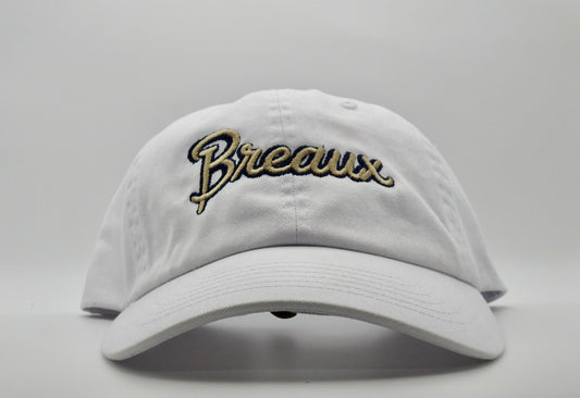 White & Navy Breaux Dad Hat
